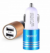 ЗУ в прикуриватель на 2 гнезда USB VEECLE KY-C05 ЗУ в прикуриватель на 2 гнезда USB VEECLE KY-C05