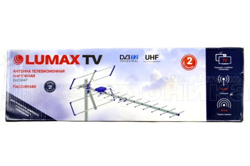 Антенна ТВ внешняя уличная Lumax DA2504P цифровая эфирная для DVB-T2 ТВ наружная купить в г.Воронеж