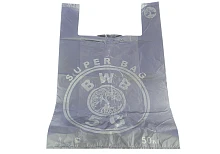 пакет полиэтиленовый майка "бмб " пох 42х61см 25 мкм (18гр) /50шт/500 шт*меш  фото