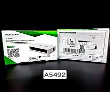 сетевой коммутатор 5 портов pix-link lv-sw05 концентратор сети, скорость до 100 mbps  фото