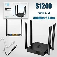 роутер wi-fi lp-link wr850 n300, wi-fi маршрутизатор, 2,4ггц, 4 порта lan, 300 mbs  фото