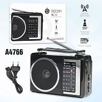 радиоприемник переносной deespi re-19, am/fm-проигрыватель, питание аккумулятор/220в  фото