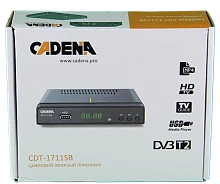 Цифровая приставка CADENA CDT-1711SB эфирный DVB-T2/C тв приставка без абонплаты TV-тюнер медиаплеер от магазина Электроника GA